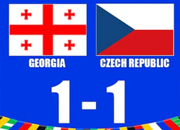 Eurocopa 2024: Resultado de Georgia vs República Checa(1-1)