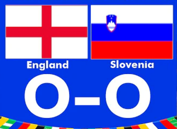 Eurocopa 2024: Resultado del Inglaterra vs Eslovenia (0-0)