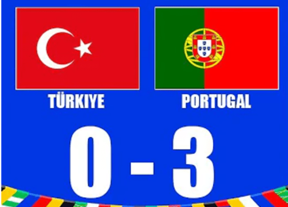 Eurocopa 2024: Resultado de Turquía vs Portugal (0-3)