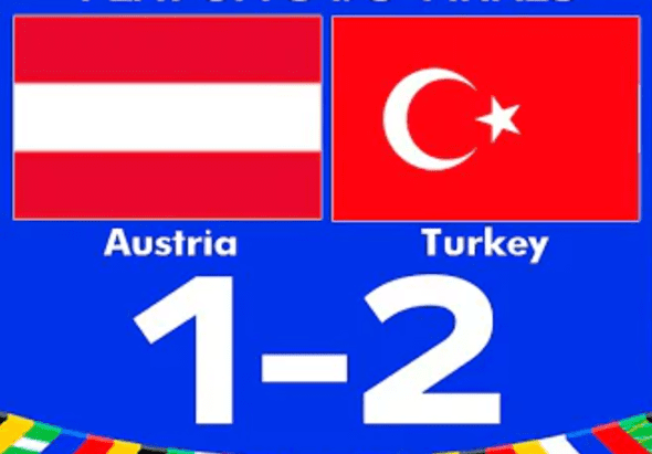 Eurocopa 2024: Resultado de Austria vs Turquía(1-2)
