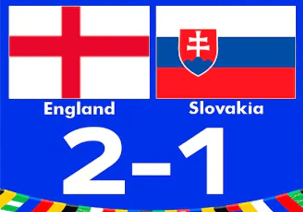 Eurocopa 2024: Resultado del Inglaterra vs Eslovaquia (2-1)